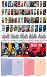 70 Dünya Klasiği ve Pastel Çizgisiz Defter Seti -1