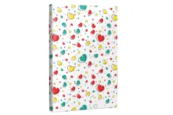 Çizgili Defter Kalpli