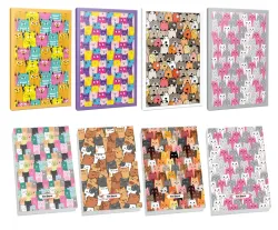 Sivri Kulaklar 4lü 64 Sayfa Çizgili Defter ve 4 Bloknot-2