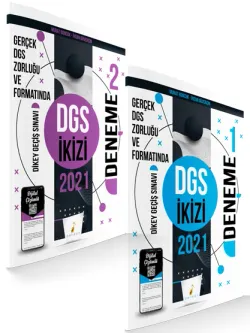 Pelikan Yayınları 2021 DGS İkizi 2 Özgün Deneme Sınavı Dijital Çözümlü