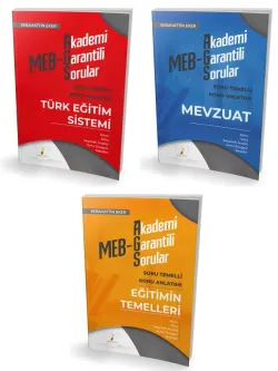 Pelikan Yayınları MEB - AGS Eğitimin Temelleri - Türk Eğitim Sistemi - Mevzuat Soru Temelli Konu Anlatımı Seti