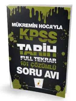Pelikan Yayınları KPSS Tarih Soru Avı 101 Çözümlü Soru Full Tekrar