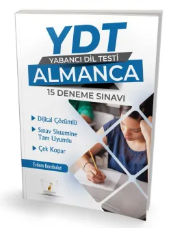 KELEPİR YDT Almanca Dijital Çözümlü 15 Deneme Sınavı Çek Kopar