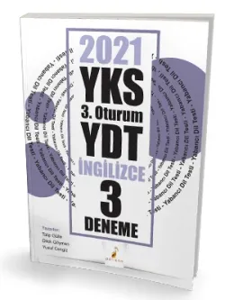 Pelikan Yayınları 2021 YKS YDT İngilizce 3 Deneme Sınavı