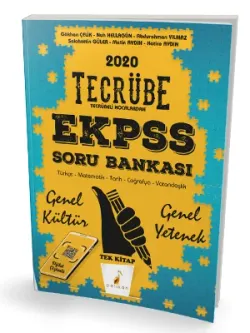 ​Pelikan Yayınları 2020 EKPSS Genel Yetenek Genel Kültür Tecrübe Dijital Çözümlü Soru Bankası