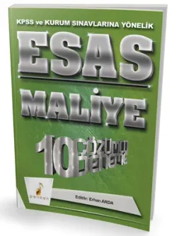 Esas Maliye 10 Çözümlü Deneme KPSS ve Kurum Sınavlarına Yönelik 2018