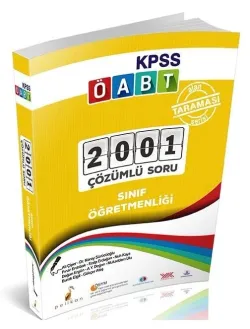 MEB AGS ÖABT Sınıf Öğretmenliği Alan Taraması Serisi 2001 Çözümlü Soru