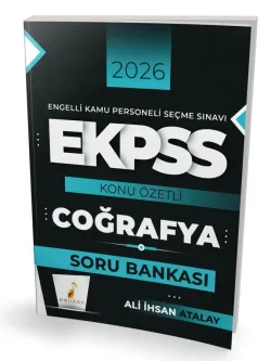 Pelikan Yayınları 2026 EKPSS Coğrafya Konu Özetli Soru Bankası