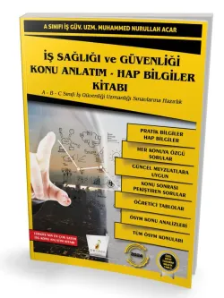 KELEPİR İş Sağlığı ve Güvenliği İSG Konu Anlatım Hap Bilgiler Kitabı