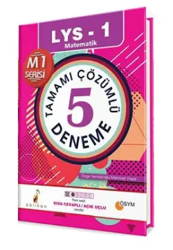 Pelikan LYS 1 Matematik Tamamı Çözümlü 5 Deneme Kısa Cevaplı Açık Uçlu Sorular