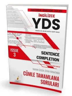 YDS İngilizce Sentence Completion Issue 3