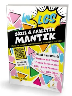 Pelikan Yayınları LGS Sözel ve Analitik Mantık Karekod Çözümlü Soru Bankası