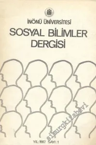 Sosyal Bilimler Dergisi - Sayı: 1, Yıl: 1987