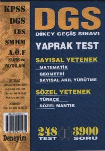 Deneyim DGS Yaprak Test