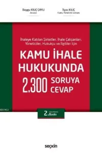 Kamu İhale Hukukunda 2.300 Soruya Cevap (Ciltli)