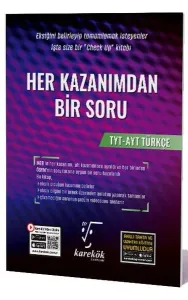 Karekök Yayınları TYT AYT Türkçe Her Kazanımdan Bir Soru Bankası