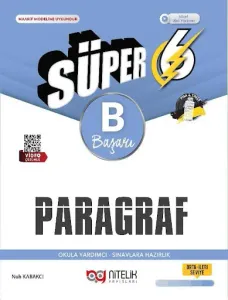 Nitelik Yayınları 6. Sınıf Süper Paragraf  (B) Soru Kitabı