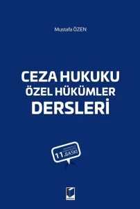 Ceza Hukuku Özel Hükümler Dersleri
