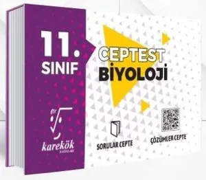 Karekök Yayınları 11. Sınıf Biyoloji Cep Test