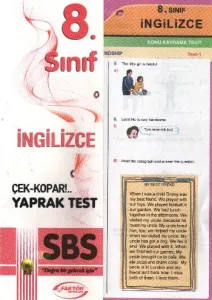 Faktör 8. Sınıf İngilizce Yaprak Testler