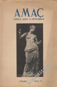 Amaç Edebiyat - Sanat ve Kültür Dergisi - Sayı: 2      Ekim