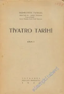 Tiyatro Tarihi Cilt 1 -        1938