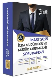 Yetki Yayınları 2025 İcra Müdürlüğü ve Müdür Yardımcılığı Soru Bankası