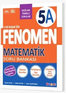 Fenomen Okul Yayınları 5. Sınıf Matematik A Fenomen Soru Bankası