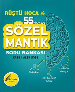 Rüştü Hoca ile KPSS ALES DGS 55 Hikayede Sözel Mantık Soru Bankası