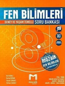 Mozaik Yayınları 8. Sınıf Fen Bilimleri Soru Bankası