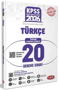 Data Yayınları 2026 KPSS Ultra Serisi Türkçe 20 Deneme Sınavı