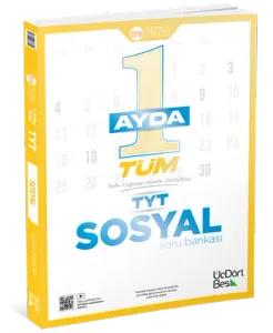 345 - 1 AYDA TÜM TYT SOSYAL SORU BANKASI