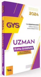 Temsil Yayınları 2024 GYS İçişleri Bakanlığı Uzman Konu Anlatımı Görevde Yükselme
