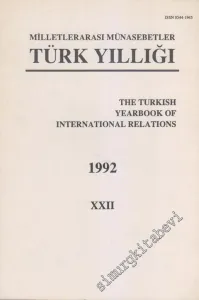 Milletlerarası Münasebetler Türk Yıllığı 1992 - XXII -        1995