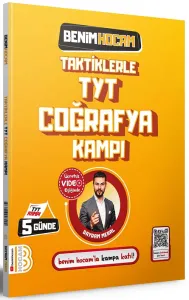 Benim Hocam Yayaınları 2024 TYT Taktiklerle 5 Günde Coğrafya Kampı