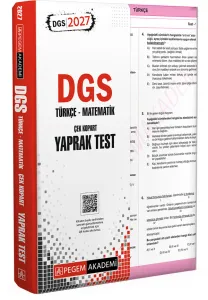 Pegem Yayınları 2027 DGS Çek Kopar Yaprak Test