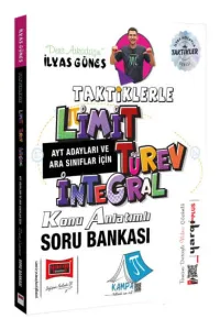 Yargı Yayınları Tüm Adaylar İçin Taktiklerle Limit - Türev - İntegral Konu Anlatımlı Soru Bankası