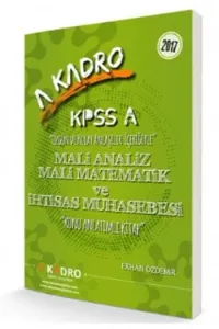 KPSS A Maliye Analiz Mali Matematik ve İhtisas Muhasebesi Konu Anlatımlı 2017