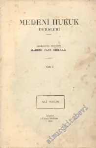 Medeni Hukuk Dersleri  -