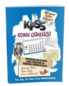 Kısayol KPSS Konu Günlüğü Program Geliştirme-Sınıf Yönetimi ve Öğretim Teknolojileri 2018