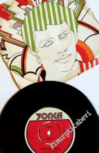 45 RPM SINGLE PLAK VINYL: Esin Engin - Bana Ellerini Ver / Gözlerin Deniz -