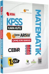 İnformal Yayınları 2026 KPSS MATEMATİK Kara Kutu 1.Cilt CEBİR Çıkmış Soru Bankası Konu Özetli Dijital Çözümlü