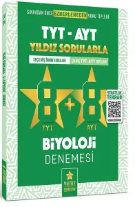 Yıldızlı Sorular TYT AYT Biyoloji 8+8 Deneme Video Çözümlü