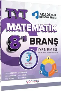 YarıÇap Yayınları TYT Matematik 8'li Branş Denemesi