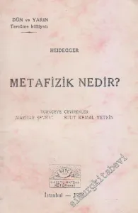 Metafizik Nedir ? -        1935