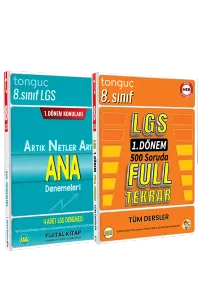 Tonguç Akademi 8. Sınıf LGS 1. Dönem Full Tekrar Seti