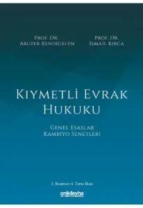 Kıymetli Evrak Hukuku
