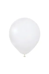 BALONEVİ 18" PASTEL BALON BEYAZ 10 LU