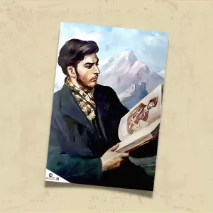 POSTER 0191 - GENÇ STALİN, İLLÜSTRASYON - KUŞE KAĞIT (33X48)