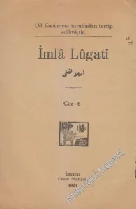 İmlâ Lügati, Cüz 6 -        1928